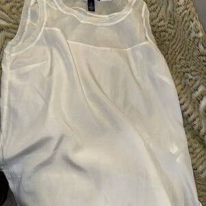 GAP Cream Sheer Camisole Top